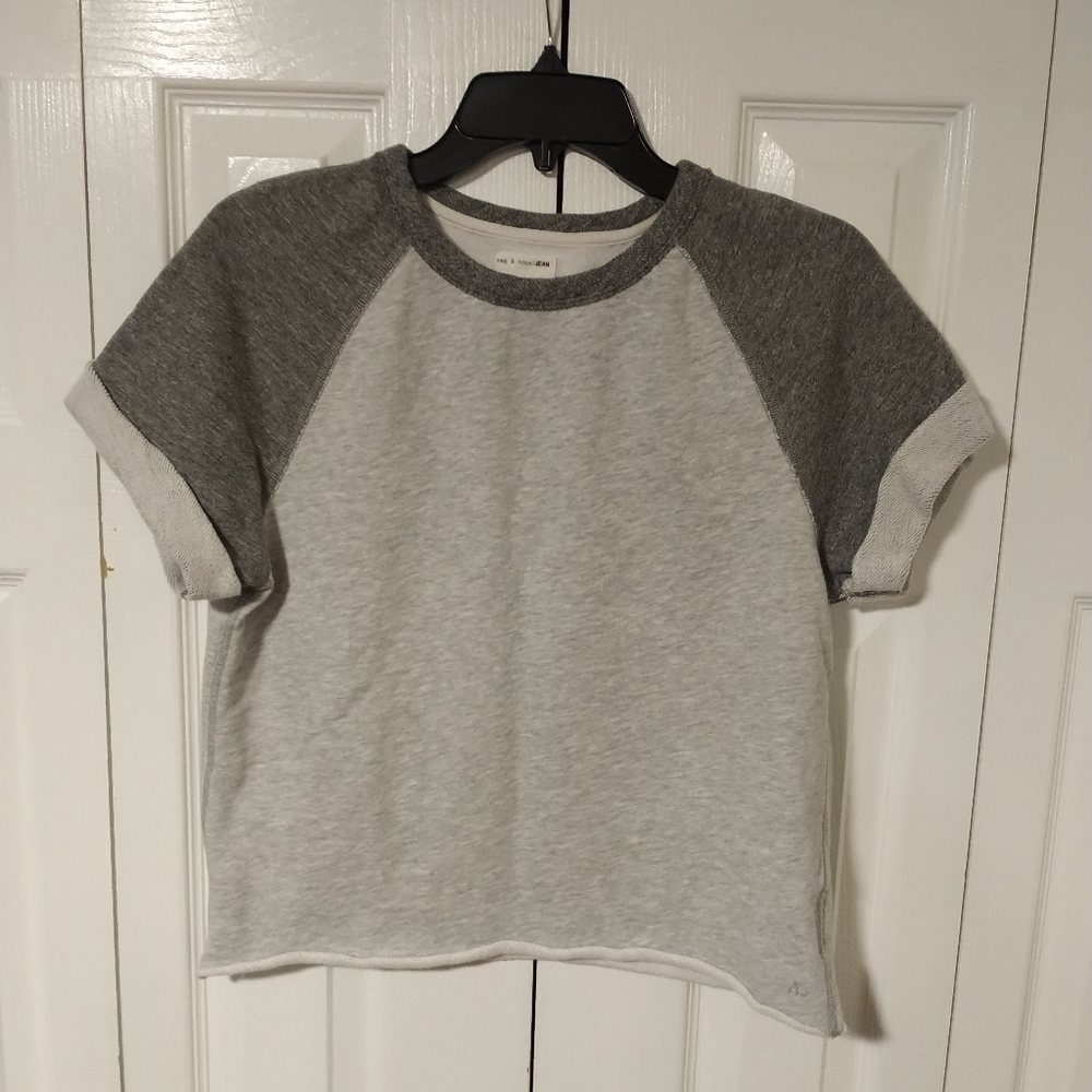 Rag & Bone Short Sleeve Sweatshirt